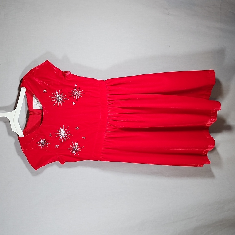 Dressed Up by Gymboree Girls Dress with Snowflakes Size 6